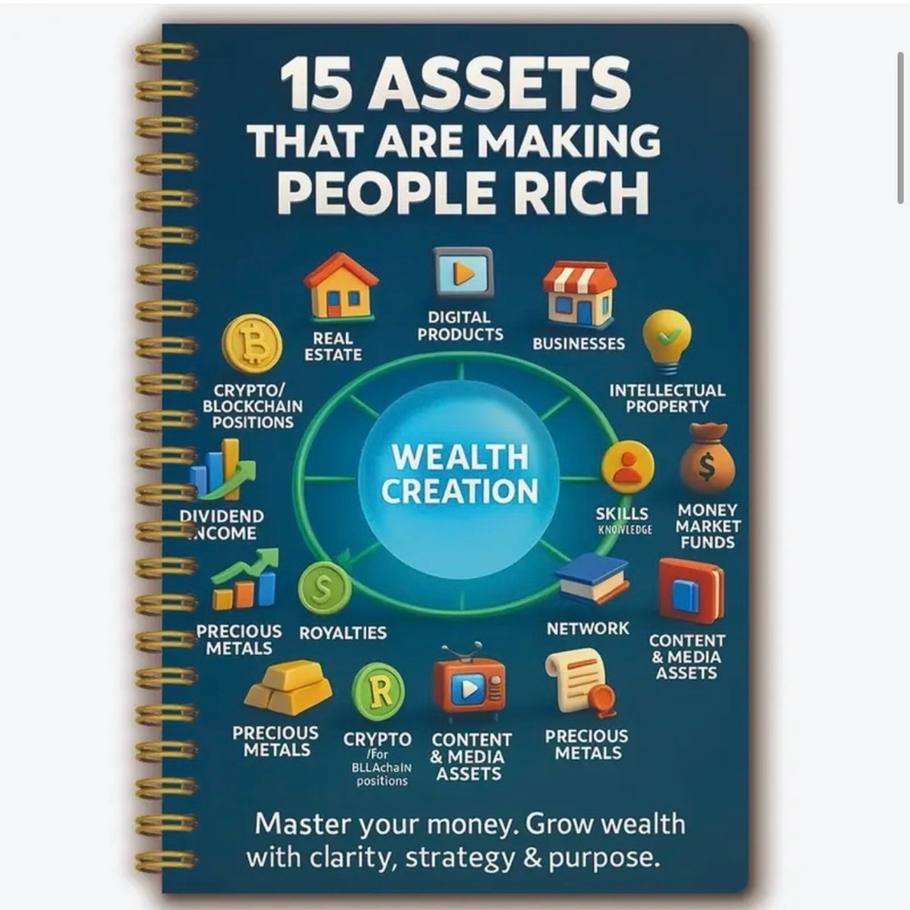 Wealth Creation Spiral Notebook ‘15 Assets That Are Making People Rich’